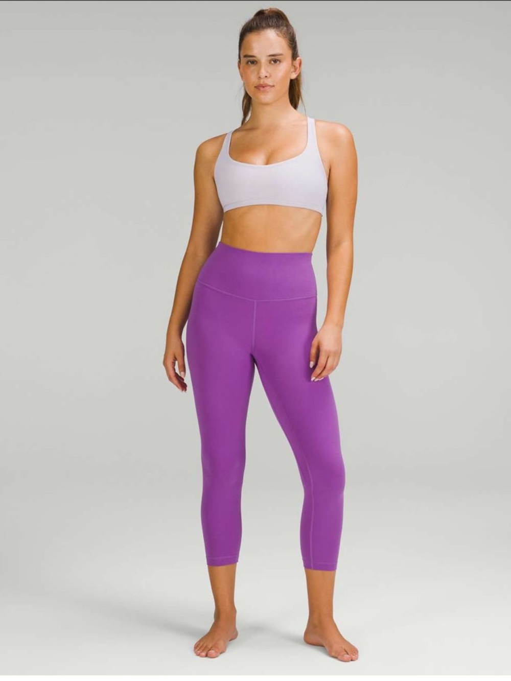 #984 Lululemon Align High-Rise Crop 23” Moonlit Magenta Purple Size 16 NWOT